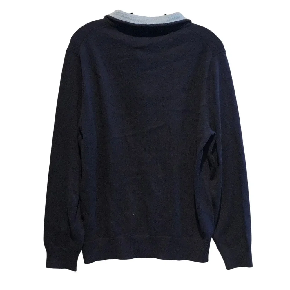 J. Crew Factory Cotton half-zip‎ sweater NWOT M